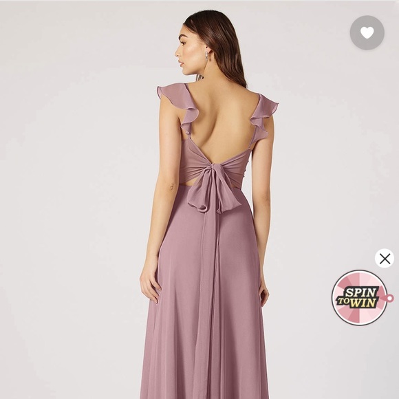 Azazie Everett in Dusty Rose - Size A2 - Picture 2 of 5